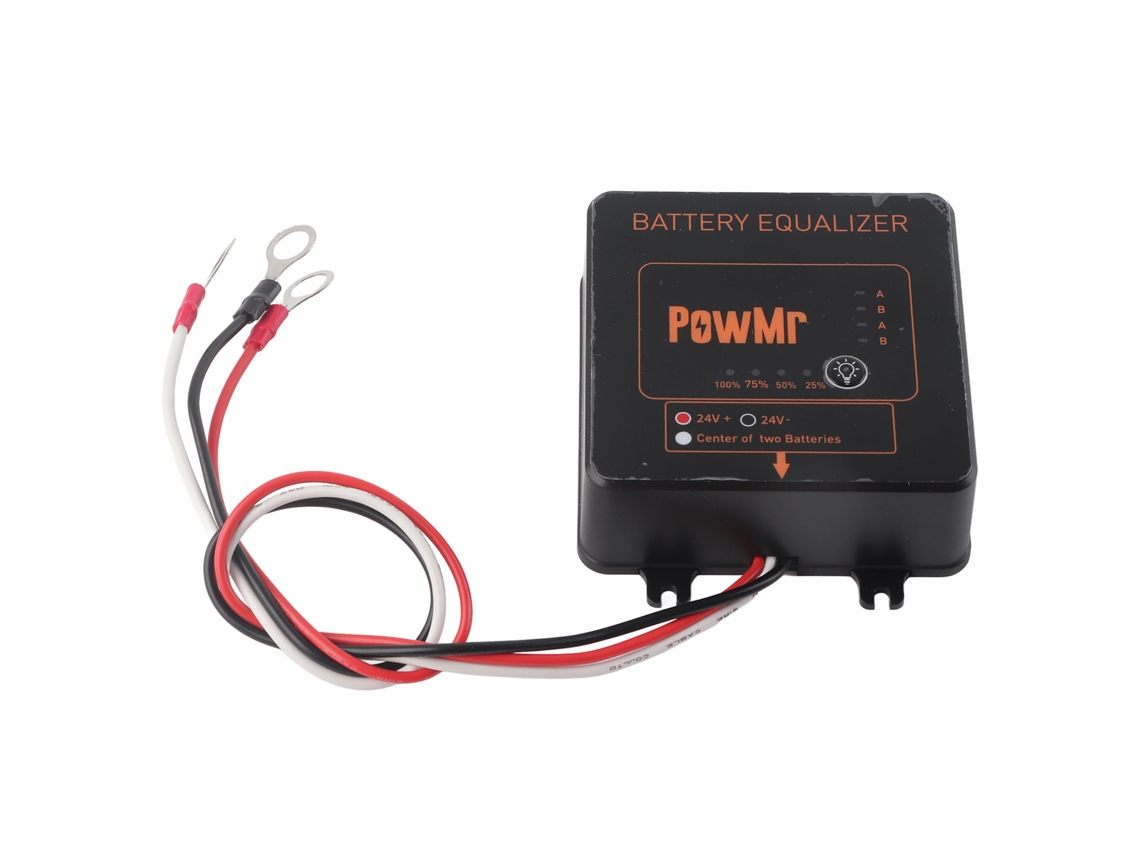 Equilibrador De Baterías Solar Con Protección Contra Conexión Inversa 2 X 12v