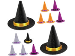12 Mini Sombreros De Bruja Para Muñecas, Decoraciones De Fiestas, Casas, Manualidades Y Proyectos Diy.