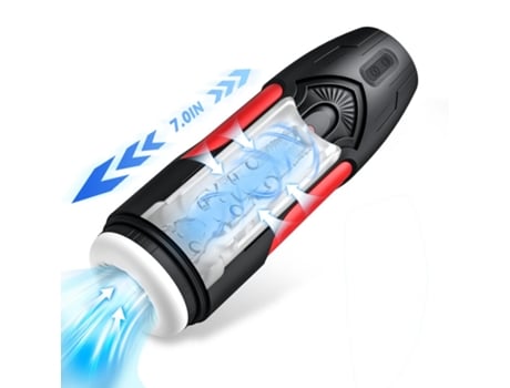Masturbador masculino automático con 7 modos de succión y vibración (negro) VEANXIN