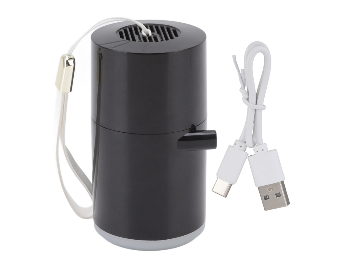 2026-bomba De Vacío Eléctrica Recargable Usb Con 4 Luces Para Camping Al Aire Libre Negro