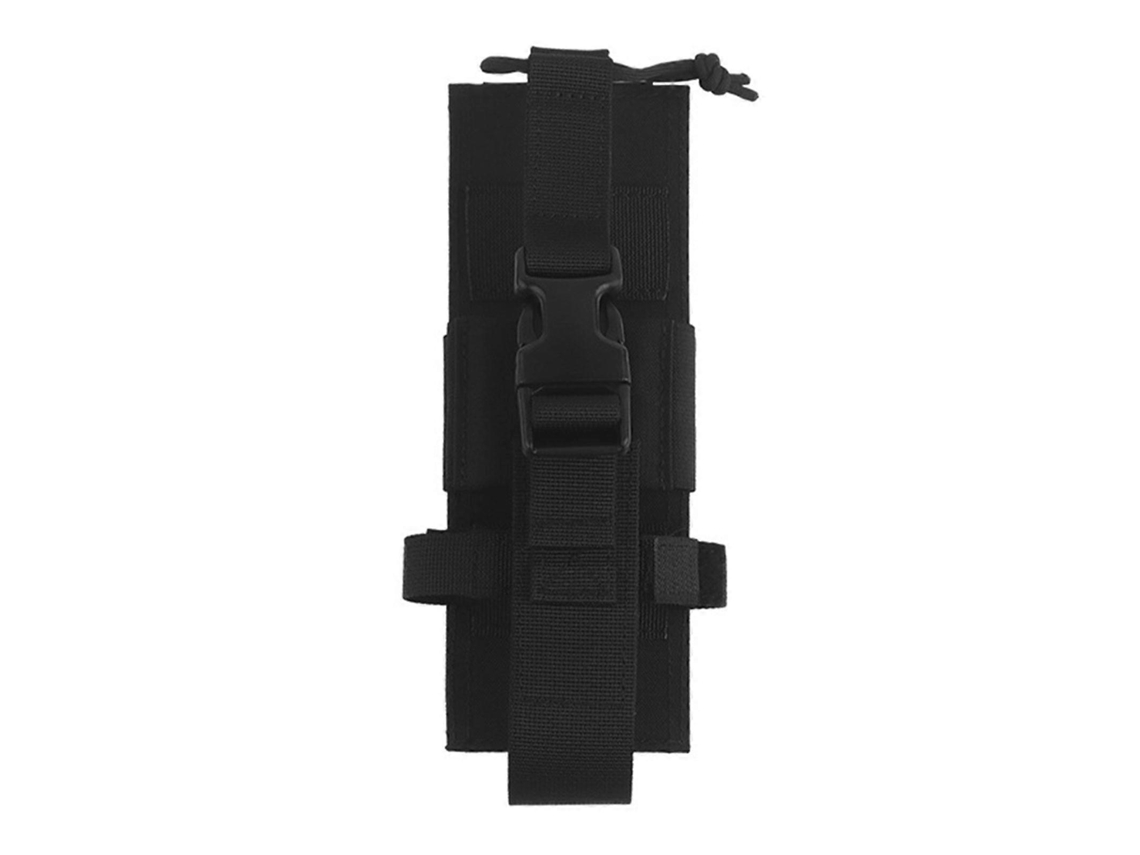Bolsa de nailon para radio, 21 x 7,6 cm (8,3 x 3 pulgadas), ligera y práctica para actividades al aire libre como la caza y el senderismo. Color: negro.