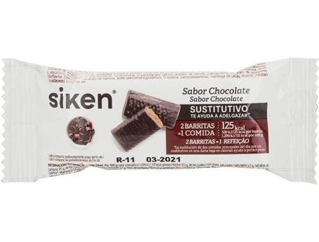 Siken Sustitutivo Barrita Chocolate SIKEN (1 Unidade 40g)