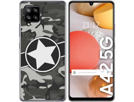 Carcasa Samsung Galaxy A42 5G TUMUNDOSMARTPHONE Camuflaje 02 Multicolor