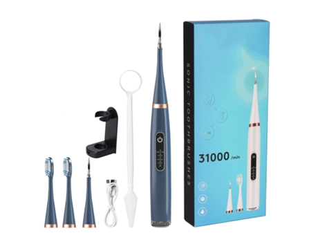 Cepillo de Dientes Eléctrico con Eliminador de Sarro Azul