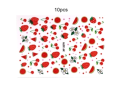 10 Pegatinas Autoadhesivas 3d Para Decoración De Uñas, Manicura, Para Salones De Belleza Y El Hogar (xf3270)