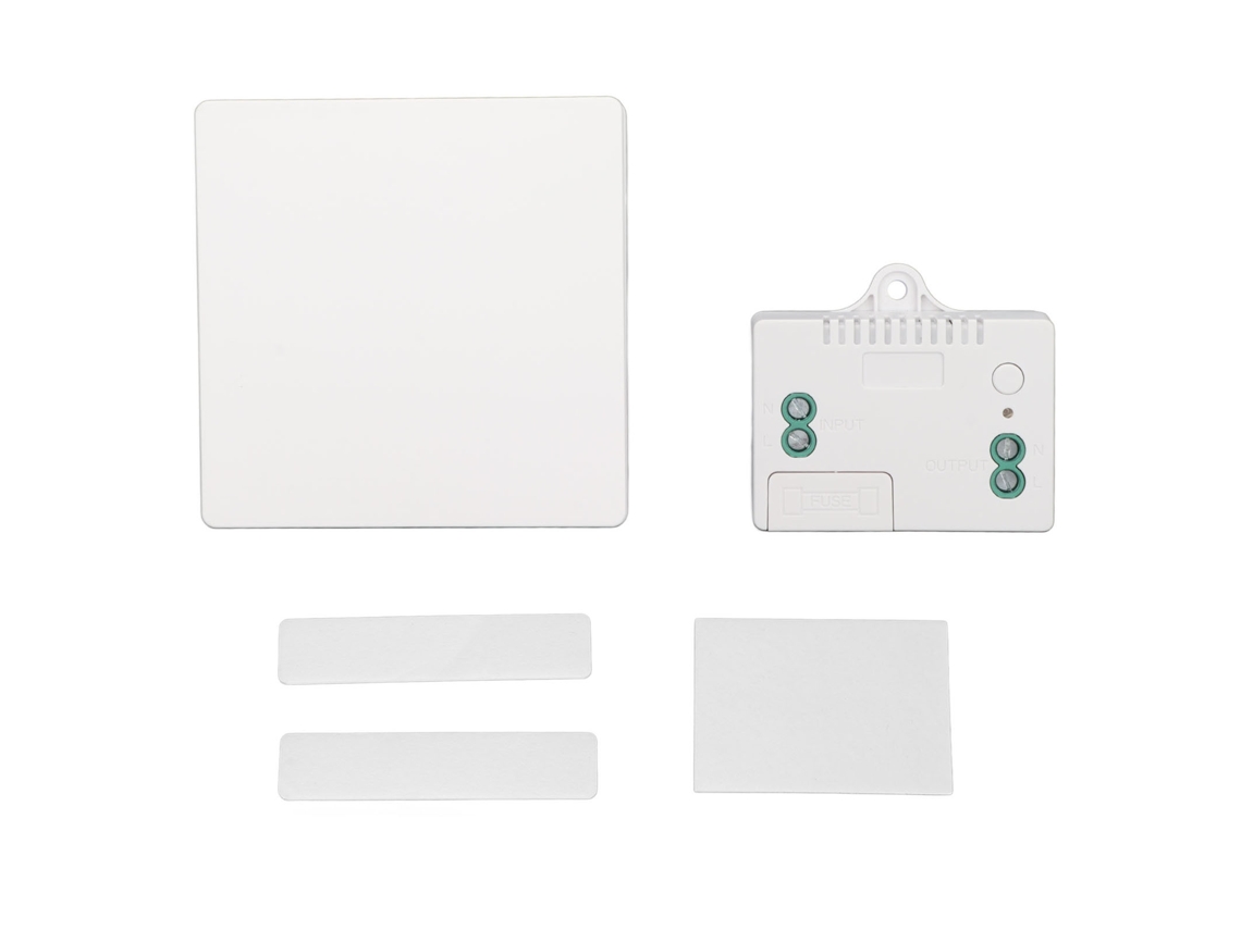 Kit Receptor De Interruptor De Luz Inalámbrico De 433 Mhz Con Control Remoto Autogenerador Para Montaje En Pared, 110-230 V.
