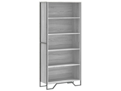 Estantería Sonoma MAISON EXCLUSIVE de madera gris 80x31x169 cm