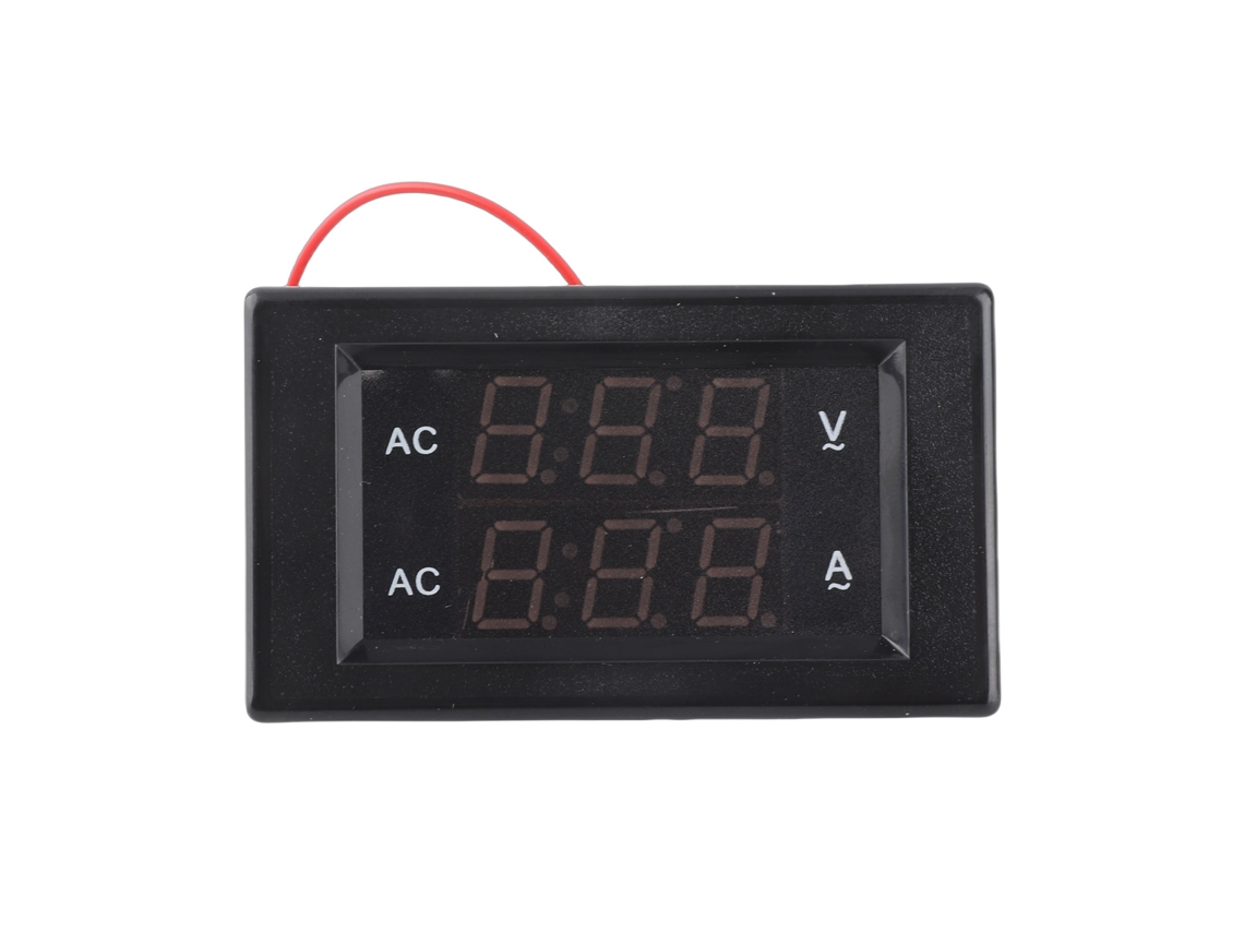 Medidor Digital De Voltaje Ca De 500 V Y Corriente De 50 A Con Doble Pantalla Led.