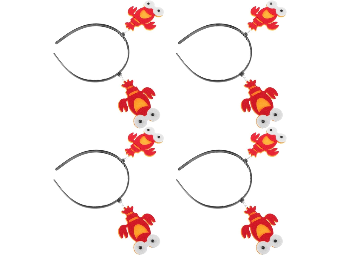 Lot De 8 Bandeaux De Cosplay Homard Para Femmes, Serrage