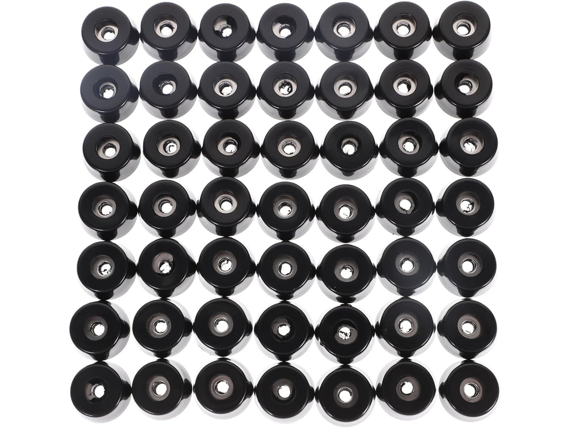 50 Piezas Almohadillas Goma Patas Arandela Acero