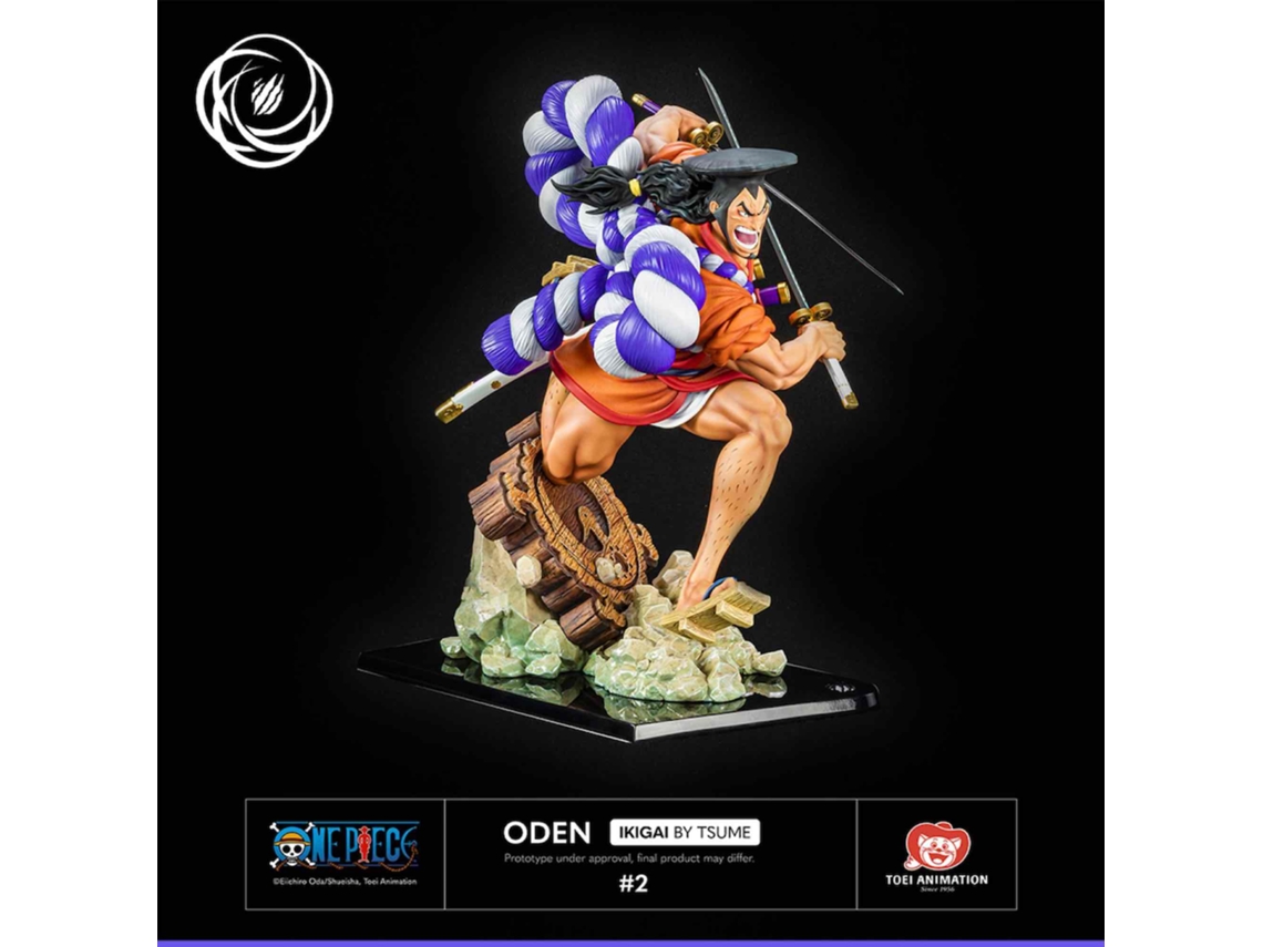 Figura de One Piece Wano Oden de Tsume Arts, escala 1:6, Ikigai