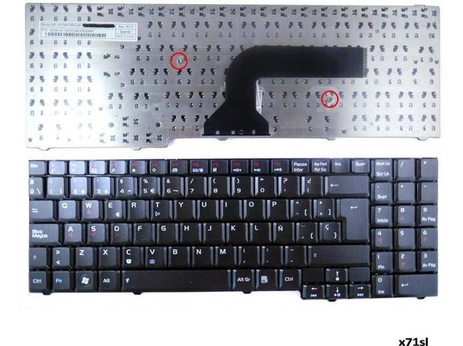 Teclado para Portátil Asus X71Sl