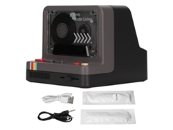 Reproductor De Casetes Estéreo Portátil Retro Con Bluetooth, Entrada Aux Y Ranura Para Tarjeta De Memoria - Negro