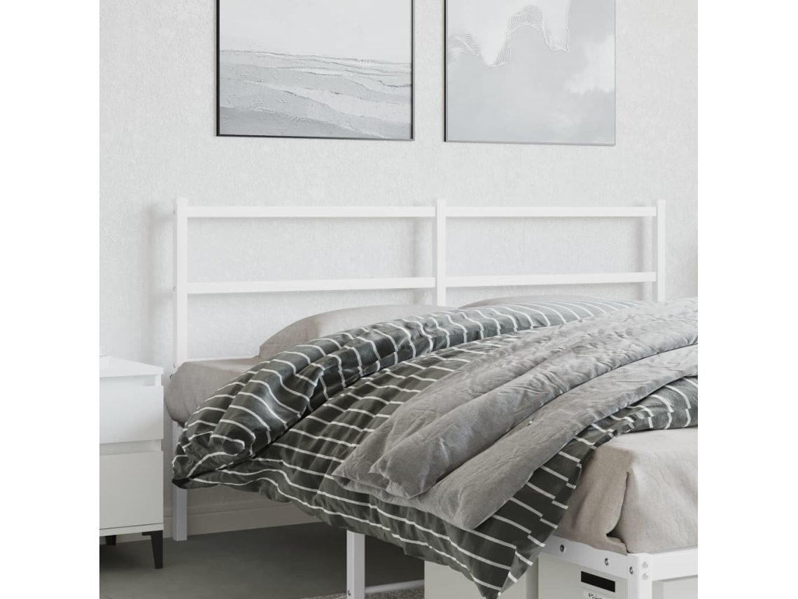 Cabecero De Metal Blanco 150 Cm