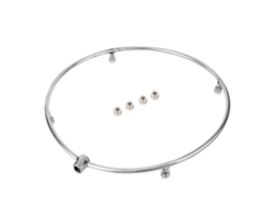 Conjunto de sistema de enfriamiento con 4 boquillas de nieve de acero inoxidable de 3/16"