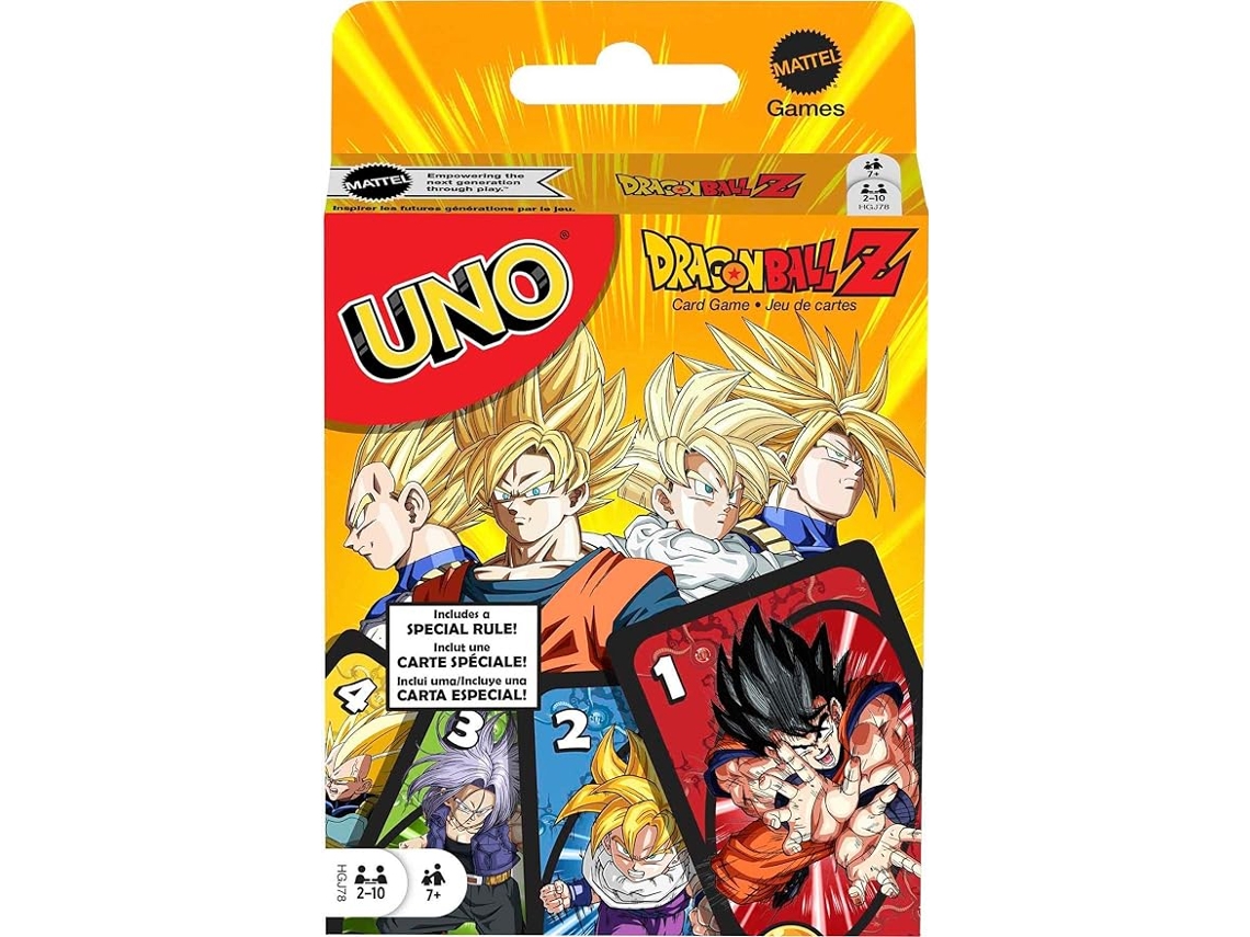 Juego de Cartas Uno Dragon Ball Z MATTEL