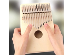 17 teclas pulgar dedo Piano madera de pino Kalimba 17 teclas pulgar dedo Piano instrumento Musical conjunto portátil
