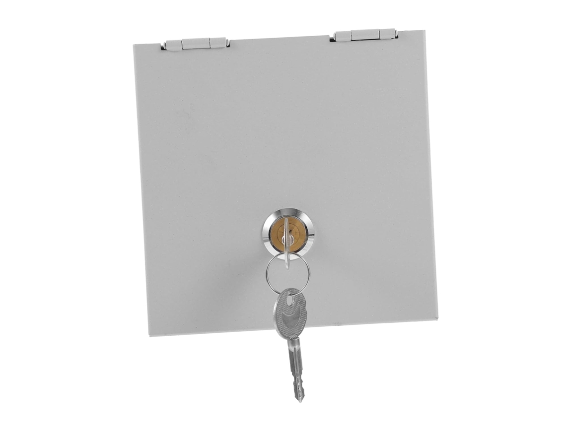 Tapa De Acero Inoxidable Inoomp Para Enchufes, Caja Protectora Con Cerradura Para Aparatos Eléctricos De Exterior, Apta