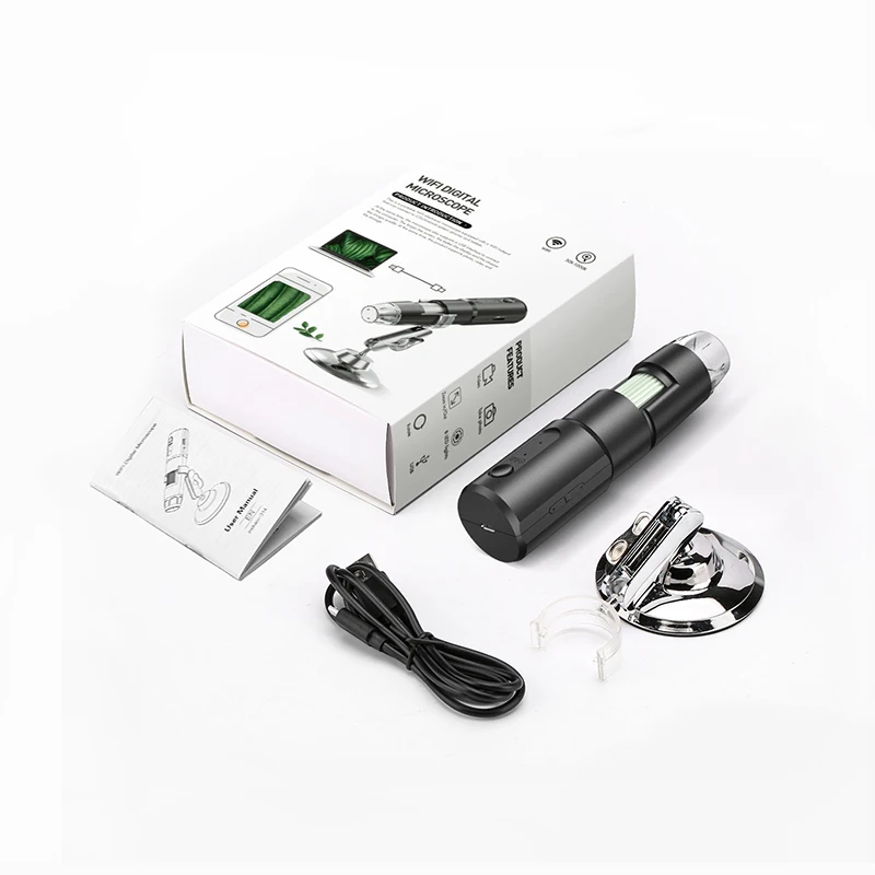 Microscopio Digital Wifi Inalámbrico Dermatoscopio Electrónico