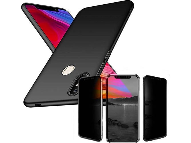 Kit Carcasa y Protector Privacy Xiaomi Mi 8 SlimShield Negro