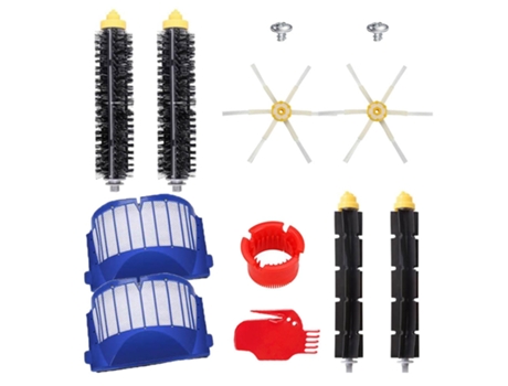 Kits de repuesto para Irobot Roomba 600 Series 610 620 630 650 aspiradora cepillo de cerdas batidor/filtro Hepa/Bru lateral