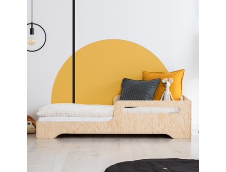 Cama 90X190 Incluye Somier Madera Ámbar PETITS-MEUBLES