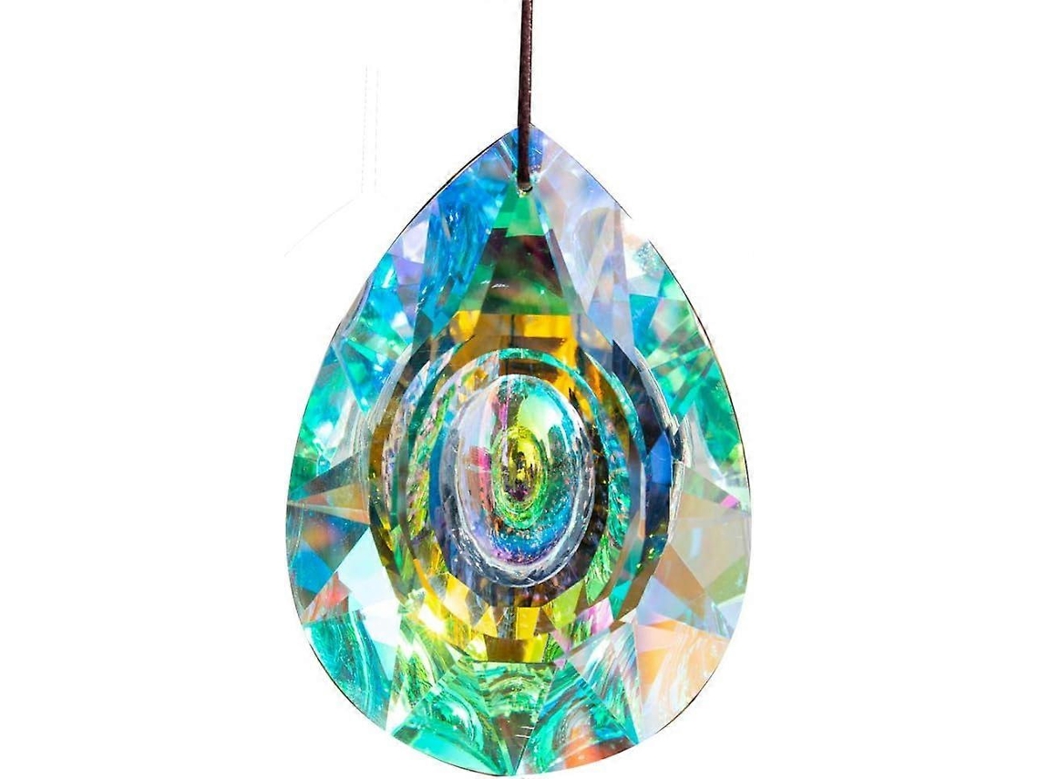 H&D Hyaline & Dora Prismas de cristal para lámpara de araña colgante de 89 mm/3,5 pulgadas para atrapasoles de ventana, piezas de lámpara de araña, colgantes para crear arcoíris