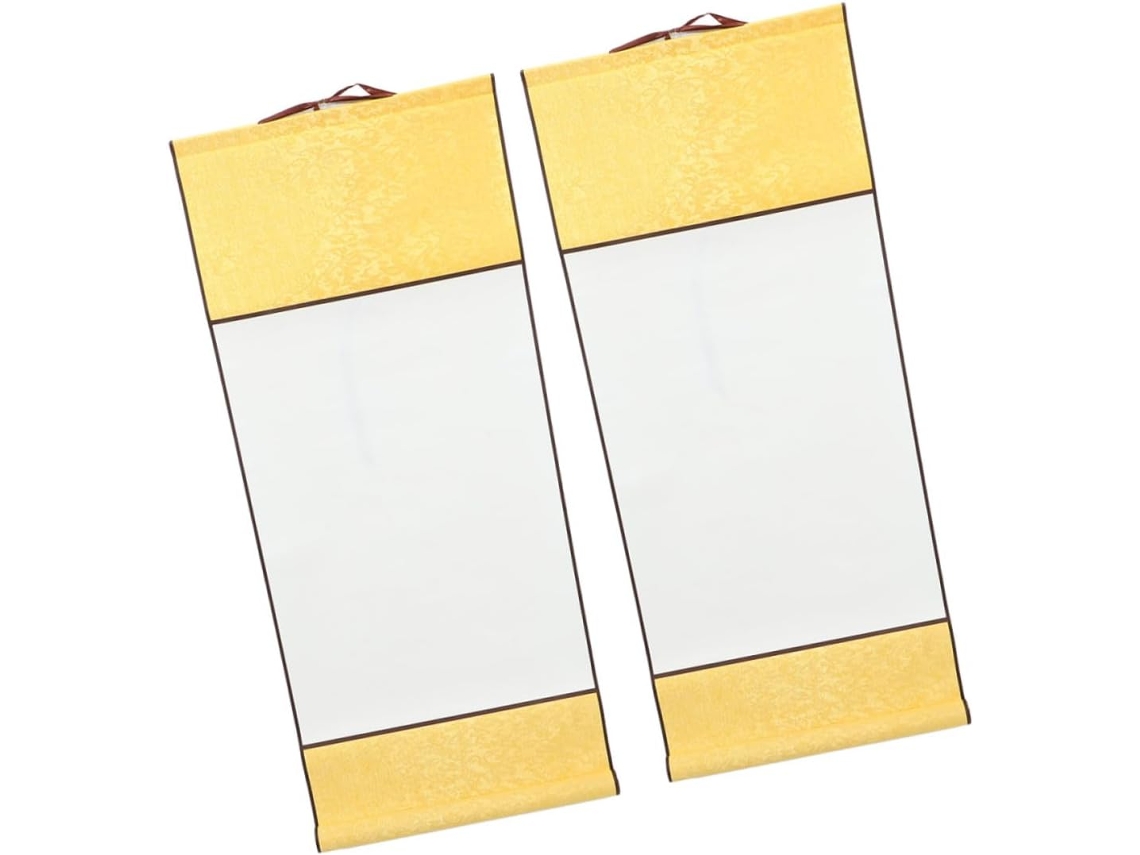 Papel de caligrafía en blanco, 2 rollos, para pintura china y acuarela. SFUSHOS