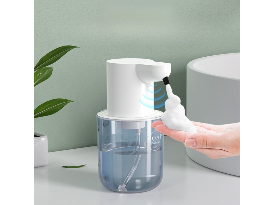 Lavamanos automático MDUG con sensor infrarrojo, 400 ml, para baños residenciales (espuma blanca)