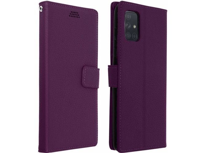 Funda Samsung Galaxy A51 AVIZAR Libro Violeta