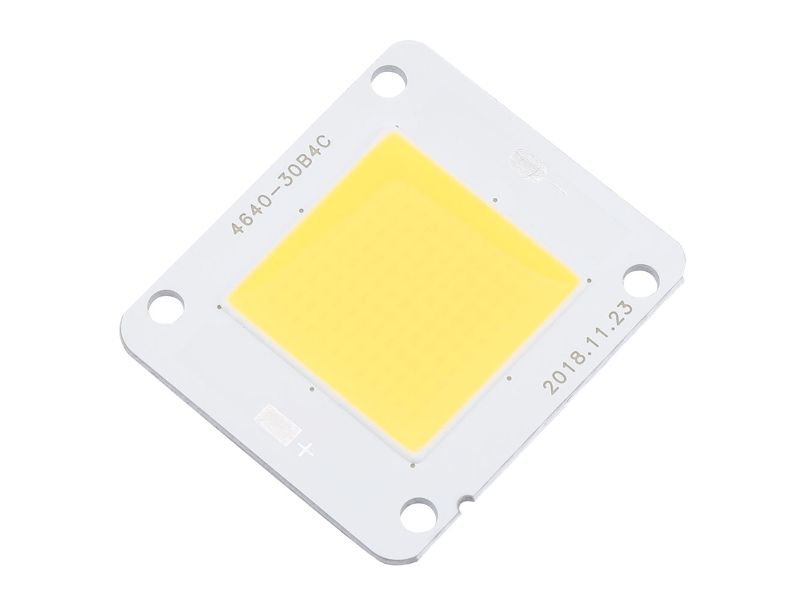 Rebe-fuente De Luz De Proyección 50w Cob Led Integrado Duradero Brillo Luz Blanca Cálida 3000-3200k 12v Placa De Luz Cob