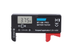 Bt-168pro Probador Digital De Baterías Lcd De 1,2 V A 4,8 V Para Pilas De Botón Pequeñas Y Comprobador De Capacidad Portátil.
