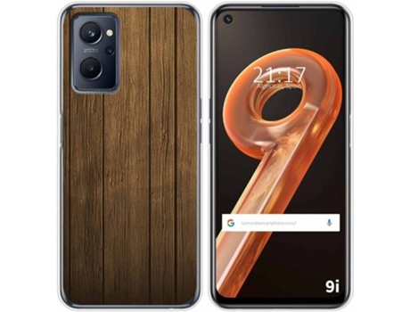 Carcasa Realme 9i TUMUNDOSMARTPHONE Dibujos Madera Multicolor