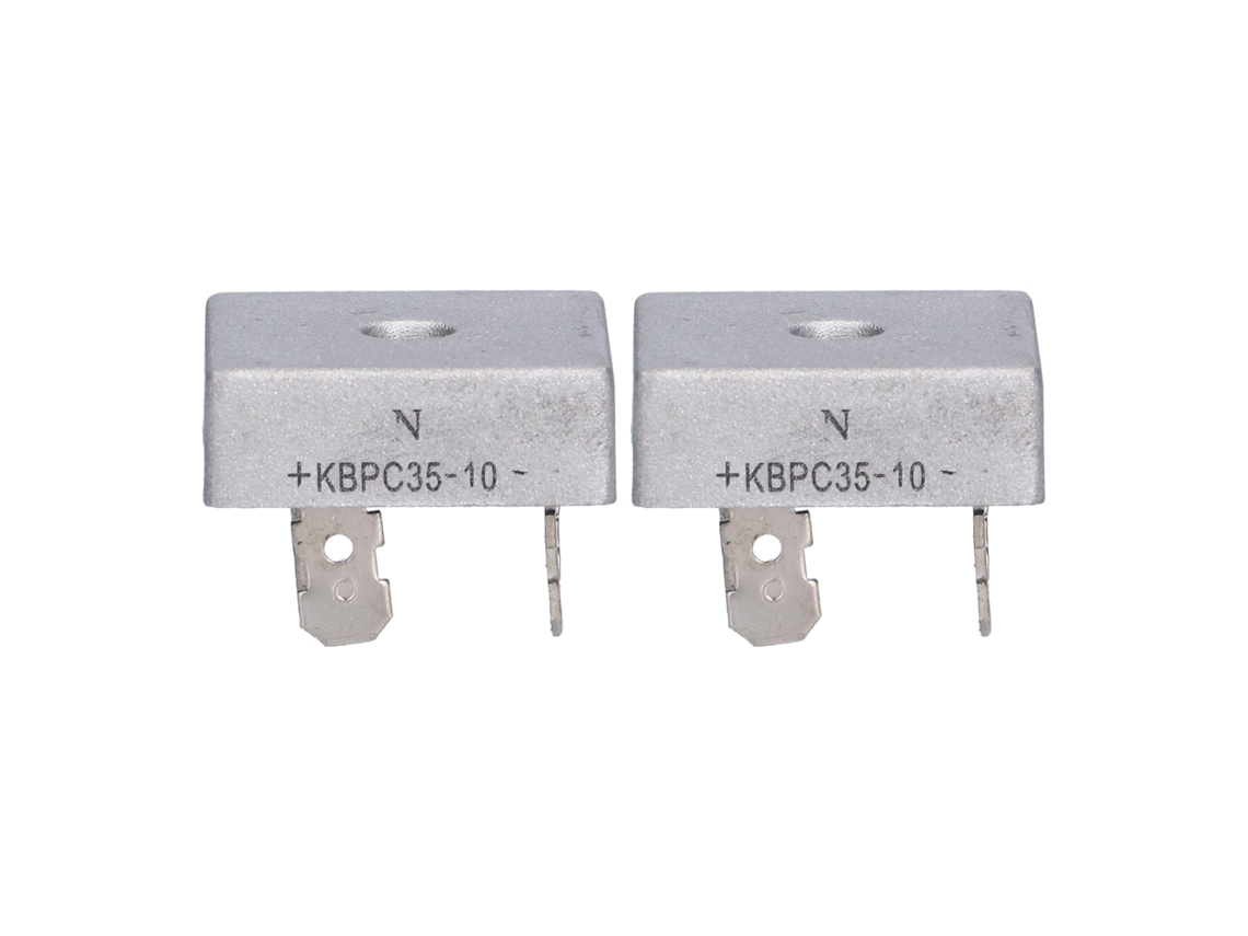 Yncm2026-2 Piezas Puente Rectificador Diodo 4 Terminales Accesorio Para Generador Gasolina Kbpc3510