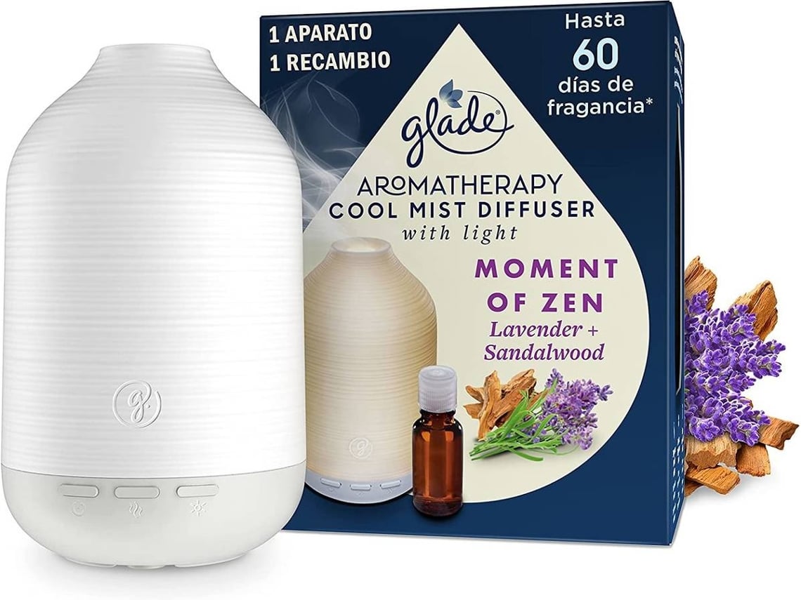 Pack Ambientador Eléctrico GLADE AROMATERAPIA Moment of Zen
