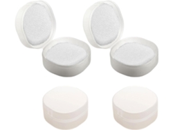 Organizador De Baño Cuadrado Transparente - Accesorios Portátiles Y Resistentes Para Discos De Algodón