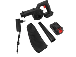 Soplador eléctrico pequeño y potente con batería recargable de 100-240 V y 1500 mAh para el cuidado del césped, enchufe de la UE.