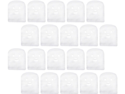 100 Máscaras Faciais De Tecido Pré-cortadas Com Alta Absorção E Formato De Careta.