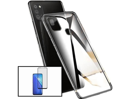 Kit Funda y Protector Samsung Galaxy A21s PHONECARE Negro