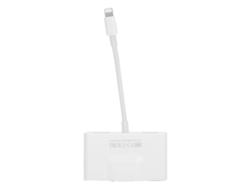 Estación de acoplamiento USB 5 en 1 con Ethernet y audio