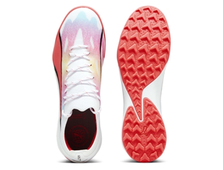 Botas de fútbol Unisex para Fútbol PUMA Ultra Ultimate Cage Blanco (40)