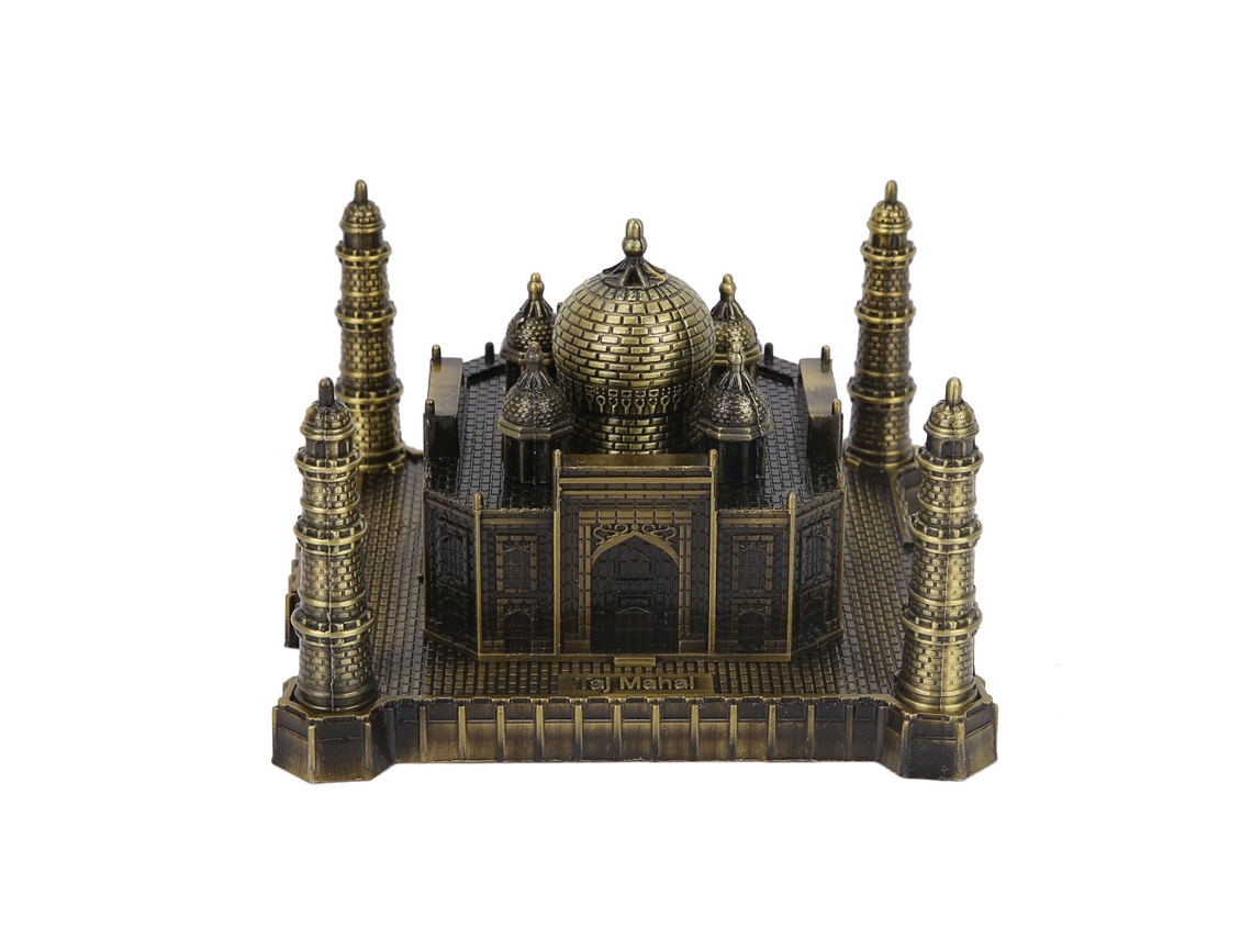 Maqueta Metálica Del Taj Mahal, India, Monumento Famoso, Decoración Del Hogar