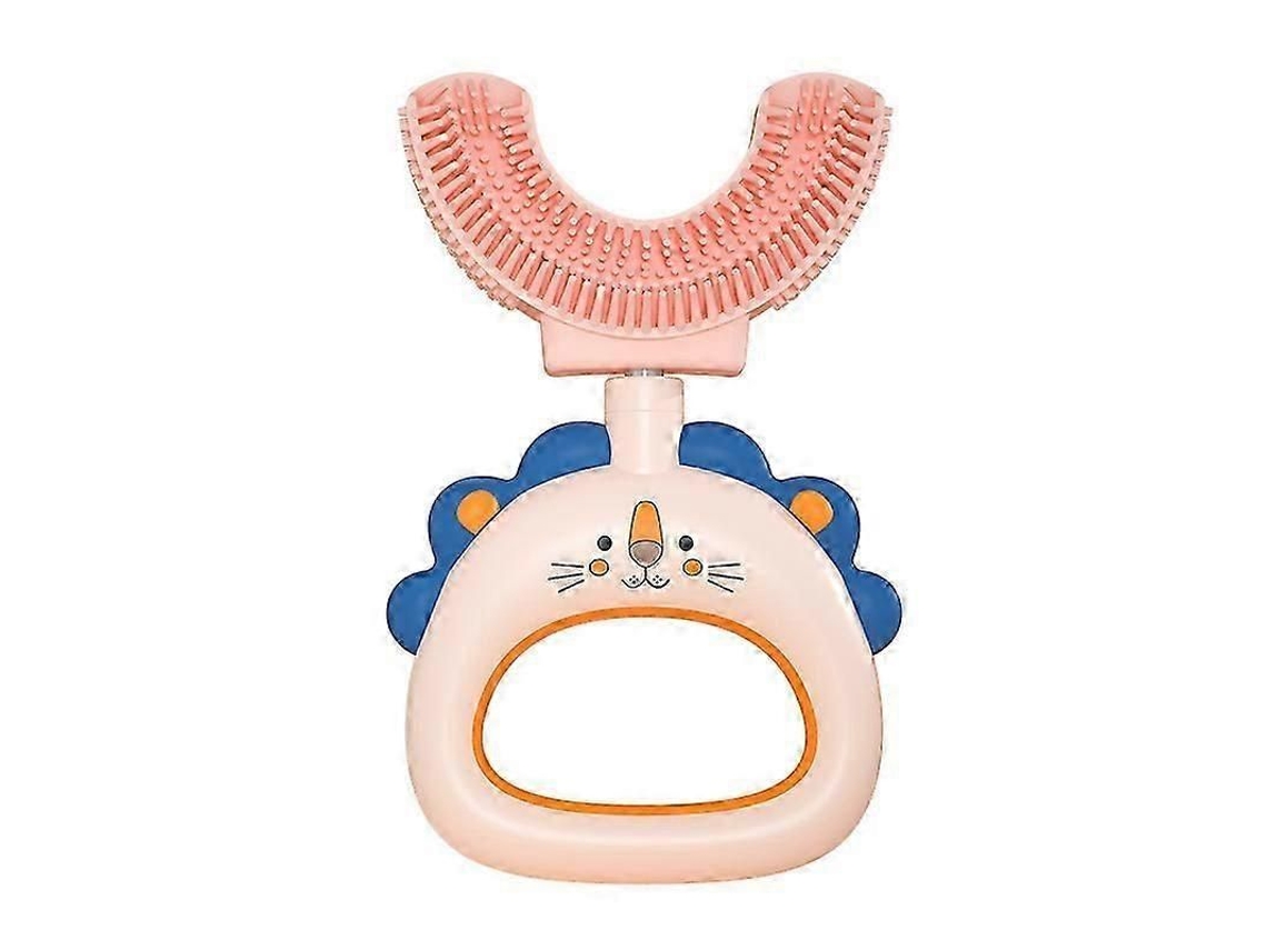 Cepillo de dientes en forma de U con cerdas de silicona para niños de 7 a 14 años GOKOCO
