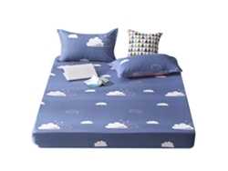 RNEMITERY Elegantes sábanas Cloud Bed, sábana ajustable de microfibra suave con bolsillo profundo para camas individuales, transpirables y duraderas que garanti