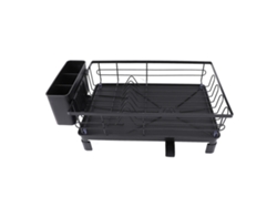 Cesta Escurridora Multifuncional De Hierro Fundido Con Estante De Cocina De Gran Capacidad