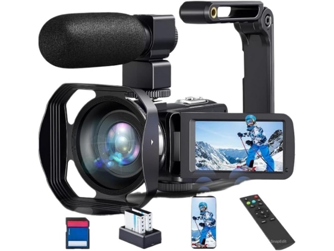 Videocámara Profesional Con Sensor Cmos 4k Uhd, Enfoque Automático Dual Pixel Y Zoom Óptico.