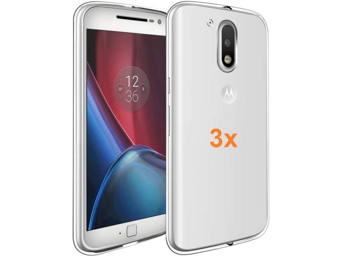 Carcasa Motorola Moto G4 HONGWE. Transparente