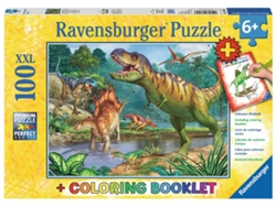 Puzzle RAVENSBURGUER Dinosaurios (101 Piezas)