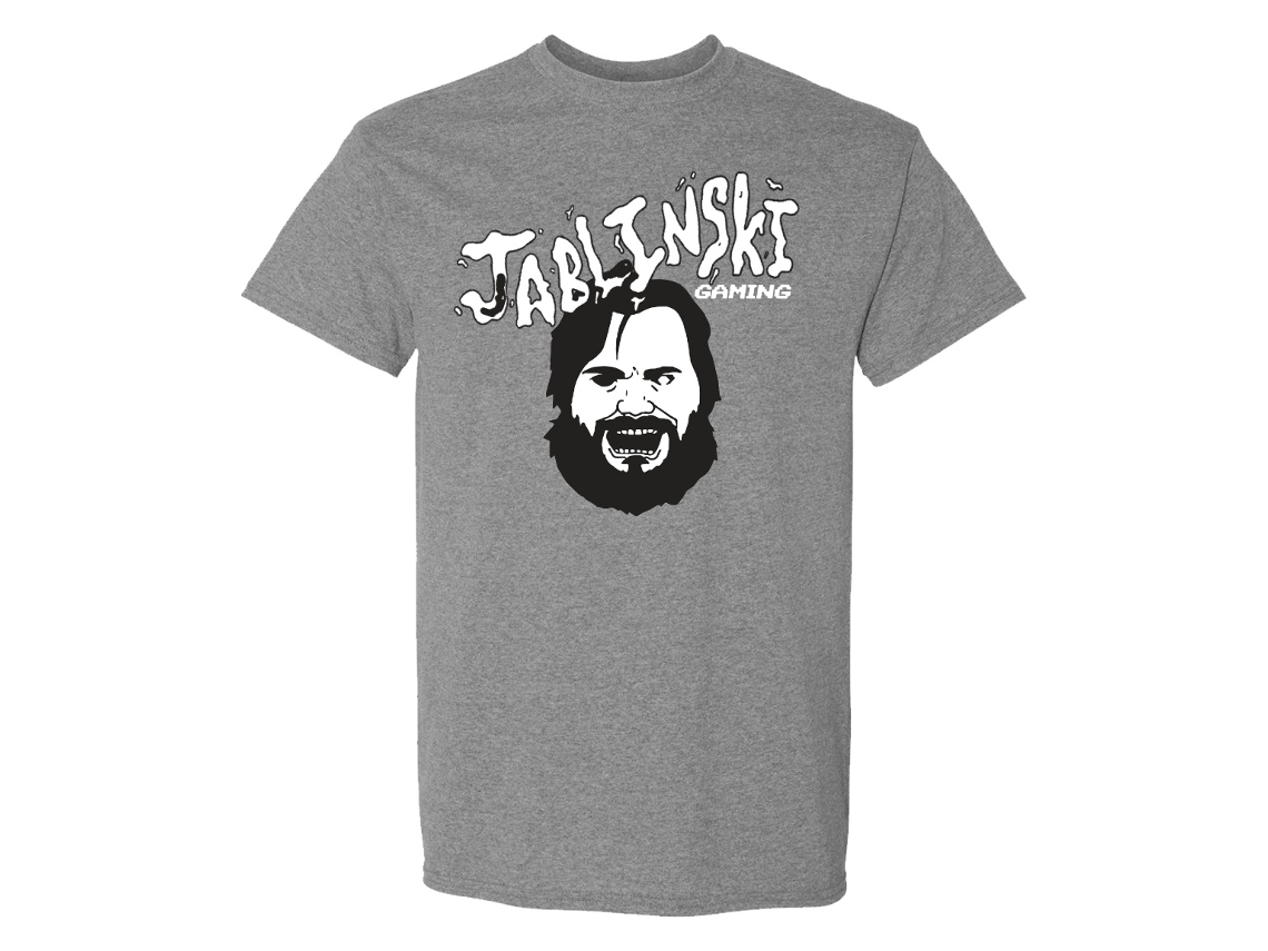 Jablinski Jablinski Gaming Grey T-shirt Rockinstone Unisex Adults Best Sellers Size:m