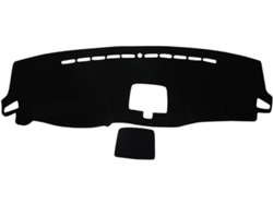 Alfombrilla Protectora De Cuero Y Fibra Carbono Para El Salpicadero Del Hyundai Elantra 2004-2011 (marrón)